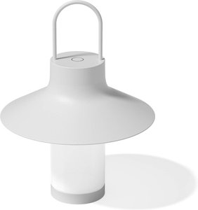 LOOM DESIGN LED-Akku-Tischleuchte Shadow Large, weiß, IP65