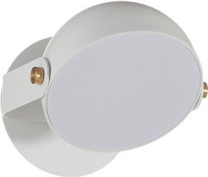 Viokef LED-Wandleuchte Hemi schwenkbarer Schirm weiß