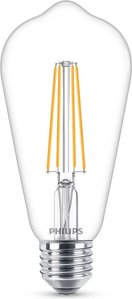 Philips E27 LED-Lampe Filament 4,3W 2.700K