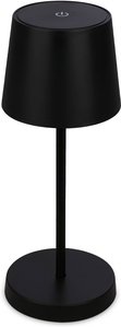 LED-Tischleuchte Piha mit Akku, schwarz
