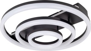 LED-Deckenleuchte CCT, drei Ringe, Fernbedienung
