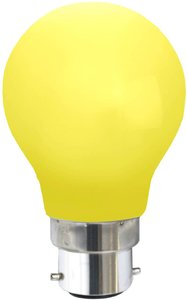 B22 0,8W LED-Lampe, gelb