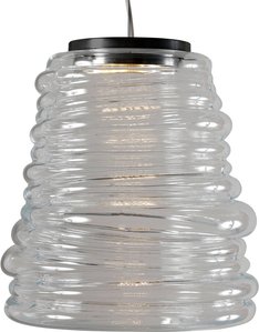 Karman Bibendum LED-Hängeleuchte, Ø 30 cm, klar