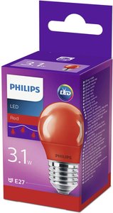 E27 P45 LED-Lampe 3,1W, rot