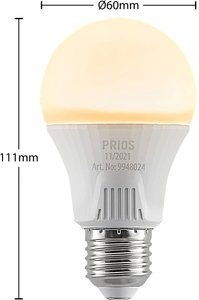 LED-Lampe E27 A60 11W weiß 3.000K