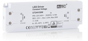 AcTEC Slim LED-Treiber CV 24V, 30W