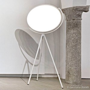 FLOS Superloon - weiße Design-Stehlampe mit LED