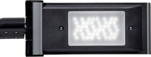 LED-Schreibtischleuchte MAULsolaris, silber