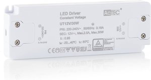AcTEC Slim LED-Treiber CV 12V, 30W
