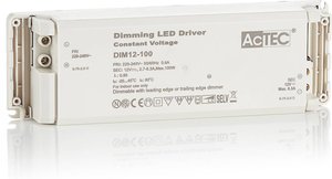 AcTEC DIM LED-Treiber CV 12V, 100W, dimmbar