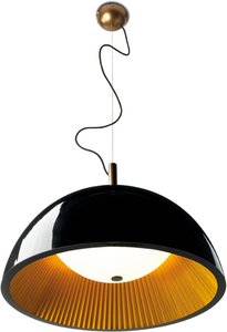 LEDS-C4 Umbrella Hängeleuchte, schwarz, Ø 60 cm
