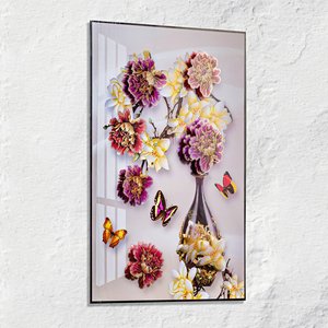 3D-Wandbild "Blumenvase"
