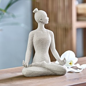 Dekofigur Yoga Lady