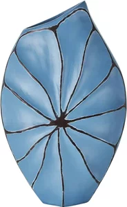 Deko-Vase ¦ blau ¦ Polyresin (Kunstharz) ¦ Maße (cm): B: 29 H: 48 T: 10 Accessoires > Vasen - Höffner