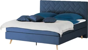 SKAGEN BEDS Boxspringbett  Weave ¦ blau ¦ Maße (cm): B: 140 H: 122 Betten > Einzelbetten - Höffner