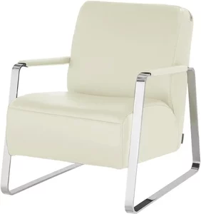 W.SCHILLIG Sessel aus Leder 17350 Quadroo ¦ creme ¦ Maße (cm): B: 65 H: 82 T: 82 Polstermöbel > Sessel > Ledersessel - Höffner