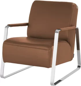 W.SCHILLIG Sessel aus Leder 17350 Quadroo ¦ braun ¦ Maße (cm): B: 65 H: 82 T: 82 Polstermöbel > Sessel > Ledersessel - Höffner
