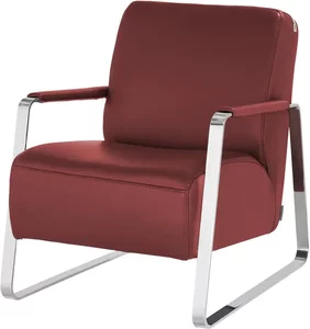W.SCHILLIG Sessel aus Leder 17350 Quadroo ¦ rot ¦ Maße (cm): B: 65 H: 82 T: 82 Polstermöbel > Sessel > Ledersessel - Höffner