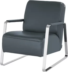 W.SCHILLIG Sessel aus Leder 17350 Quadroo ¦ blau ¦ Maße (cm): B: 65 H: 82 T: 82 Polstermöbel > Sessel > Ledersessel - Höffner