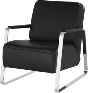 W.SCHILLIG Sessel aus Leder 17350 Quadroo ¦ schwarz ¦ Maße (cm): B: 65 H: 82 T: 82 Polstermöbel > Sessel > Ledersessel - Höffner