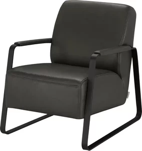 W.SCHILLIG Leder Sessel  17350 Quadroo ¦ grau ¦ Maße (cm): B: 65 H: 82 T: 82 Polstermöbel > Sessel > Ledersessel - Höffner