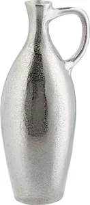 Deko Vase ¦ silber ¦ Aluminium ¦ Maße (cm): H: 30  Ø: 13.5 Accessoires > Vasen - Höffner