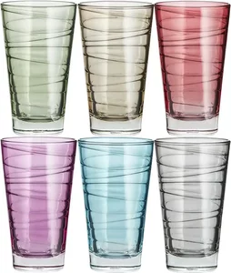 LEONARDO Gläser groß, 6er-Set  Vario ¦ mehrfarbig ¦ Glas Gläser & Karaffen > Große Gläser - Höffner