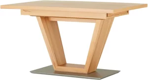 Säulentisch  ausziehbar ¦ holzfarben ¦ Maße (cm): B: 80 H: 75 Tische > Esstische - Möbel Kraft