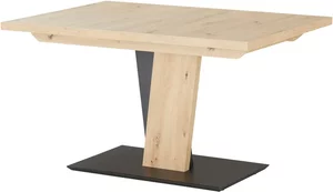 Säulentisch  ausziehbar ¦ holzfarben ¦ Maße (cm): B: 90 H: 75 Tische > Esstische - Möbel Kraft