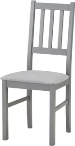 Stuhl aus Massivholz ¦ grau ¦ Maße (cm): B: 43 H: 94 T: 47 Stühle > Esszimmerstühle - Möbel Kraft