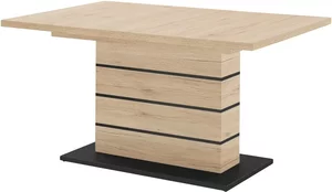 Säulentisch  ausziehbar ¦ holzfarben ¦ Maße (cm): B: 80 H: 77 Tische > Esstische - Möbel Kraft