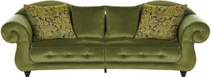 Design Big Sofa ¦ grün ¦ Maße (cm): B: 288 H: 98 T: 110 Polstermöbel > Sofas > Big-Sofas - Möbel Kraft
