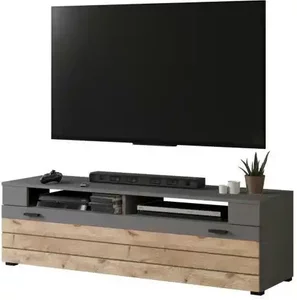 TV Lowboard ¦ grau ¦ Maße (cm): B: 140 H: 43 TV- & Media Möbel > TV-Tische - Möbel Kraft