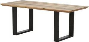 Woodford Massivholztisch mit Kufengestell Pantheon ¦ holzfarben ¦ Maße (cm): B: 100 H: 76 Tische > Esstische - Möbel Kraft