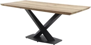 Säulentisch mit wechselnder Baumkante Ravina ¦ holzfarben ¦ Maße (cm): B: 90 H: 74 Tische > Esstische - Möbel Kraft