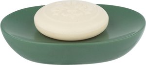 Seifenablage grün Keramik B/H/T: ca. 12x3x8,5 cm