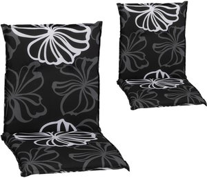 Beo Saumauflage für Niedriglehner schwarz Polyester-Mischgewebe B/H/L: ca. 50x6x101 cm 2er Set