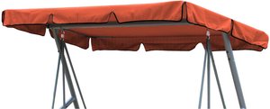 Grasekamp Ersatzdach für Hollywoodschaukel orange Kunststoff B/H/L: ca. 145x18x200 cm