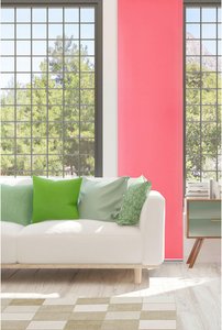 Schiebevorhang BASIC pink B/L: ca. 60x300 cm