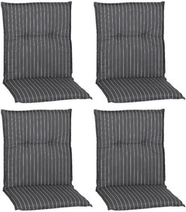 Beo Saumauflage für Niedriglehner Belm grau Polyester-Mischgewebe B/H/L: ca. 50x6x101 cm 4er Set