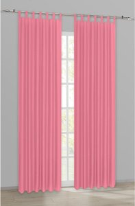 Kombivorhang Pure rosé B/L: ca. 140x245 cm