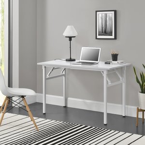 [neu.haus] Schreibtisch Alta 120x60cm klappbar Weiß/Weiß neu.haus