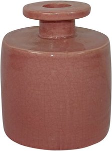 Blumenvase Keramik Rosa Handgefertigt Vase Mediterran