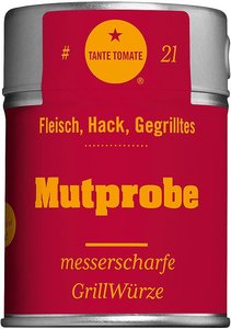 Tante Tomate - Mutprobe - messerscharfe GrillWürze - Gewürzmischung 60g