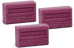 3 x Provence Seife Patchouli - Karité a`60g