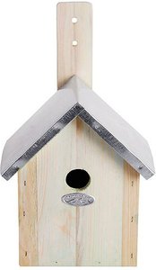 Vogelhaus für Blaumeisen Nistkasten Holz 23cm