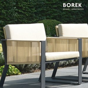 Sitzkissen Outdoor für Gartenstuhl - beige - Borek - Modena Sitzkissen / nur Sitzpolster / Sand