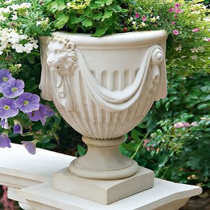 Garten Blumenvase antik - Colworth House / Terracotta