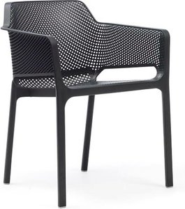 Vollkunststoff Designer Gartenstühle stapelbar - Stuhl Rigor / Schwarz