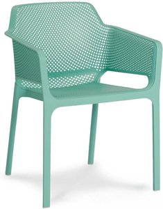 Vollkunststoff Designer Gartenstühle stapelbar - Stuhl Rigor / Grün
